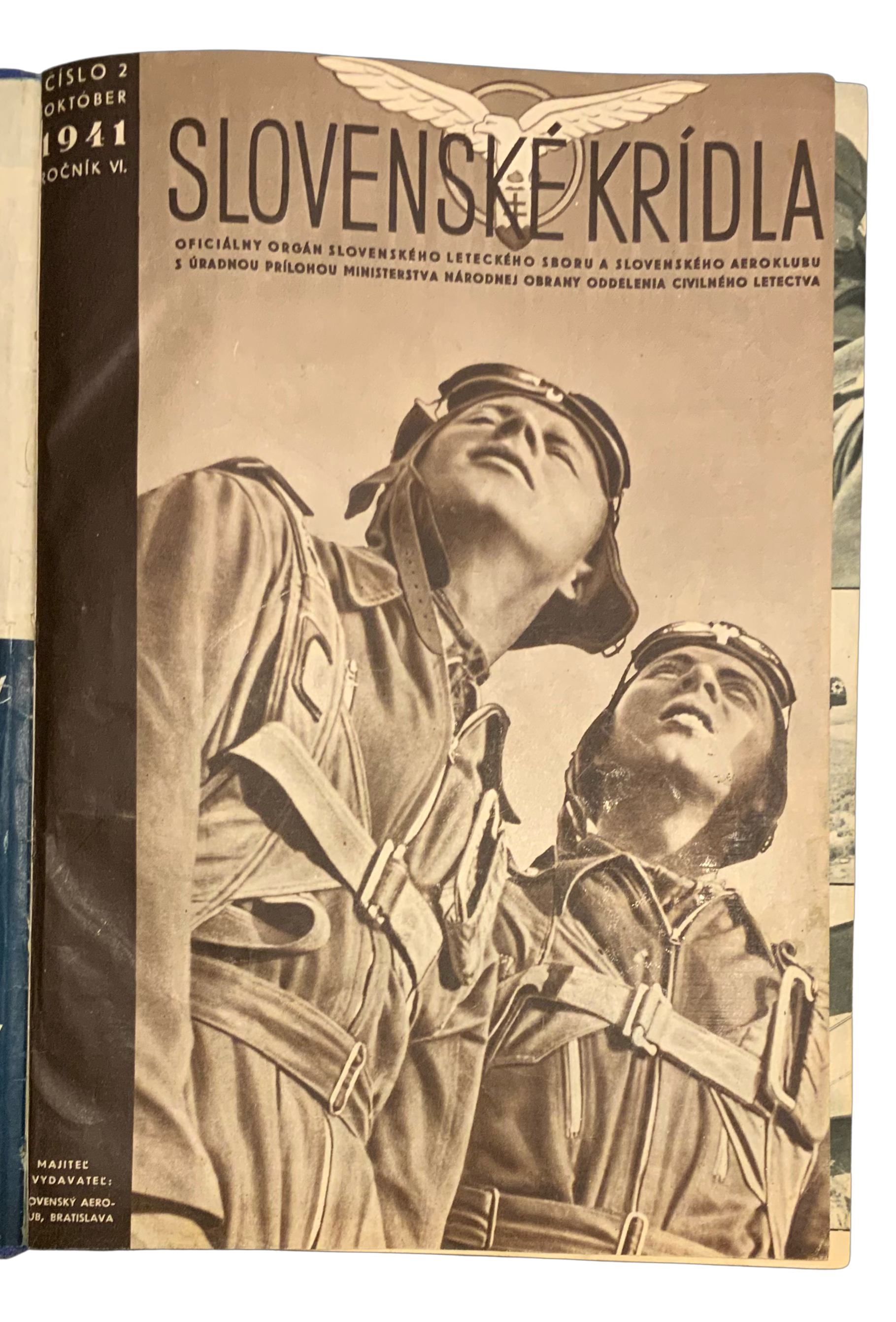 Slovenské krídla. Ročník VI. - 1941
