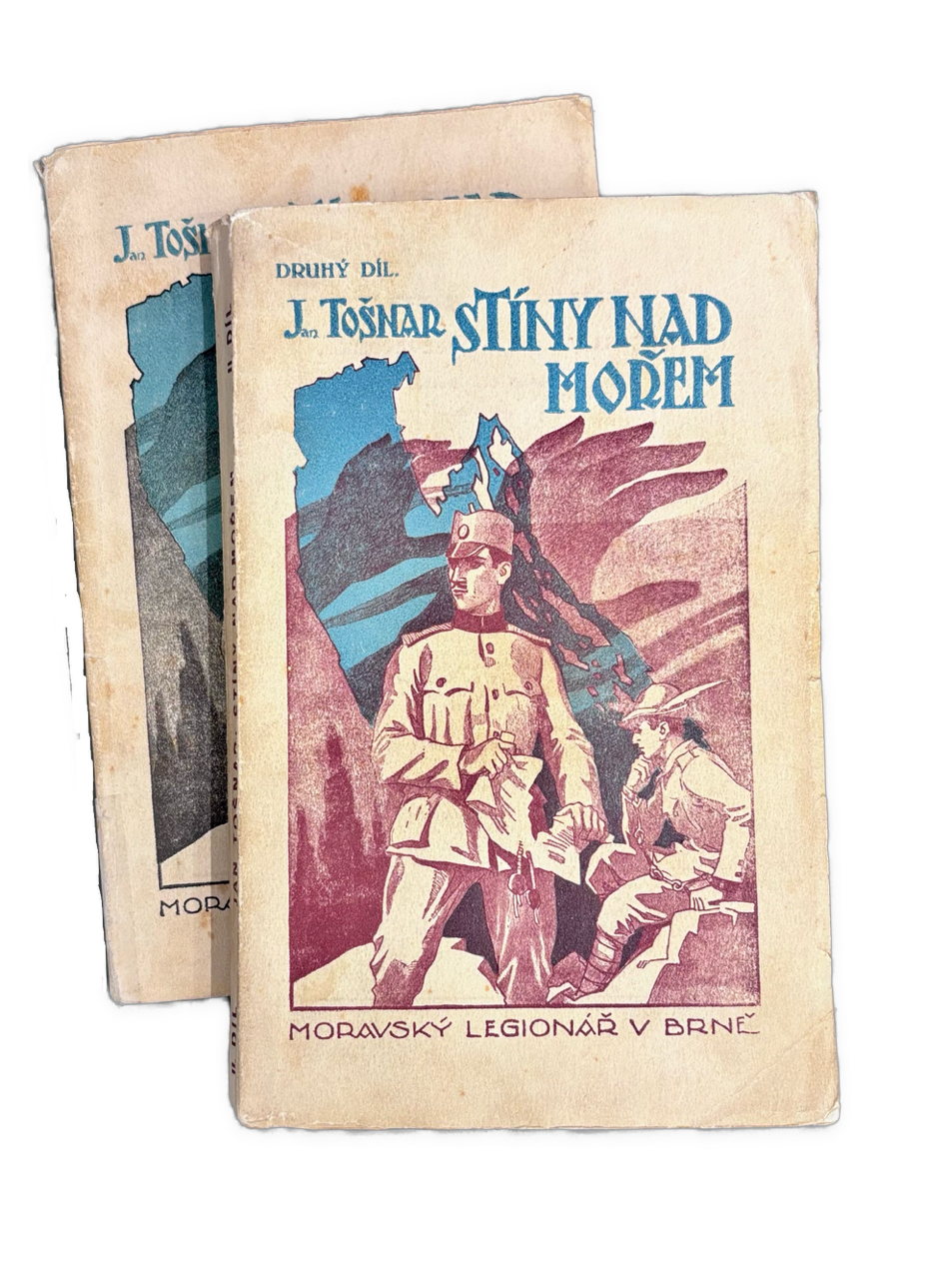 LEGIONÁRI - Stíny nad mořem (italské válečné kapitoly), zv. I.-II. - PODPIS AUTORA