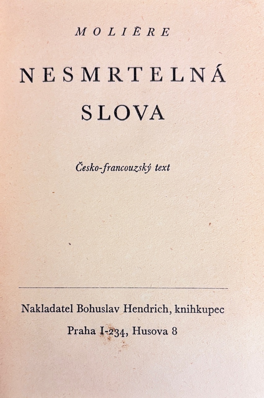 Nesmrtelná slova. Citáty - CZ-FR text