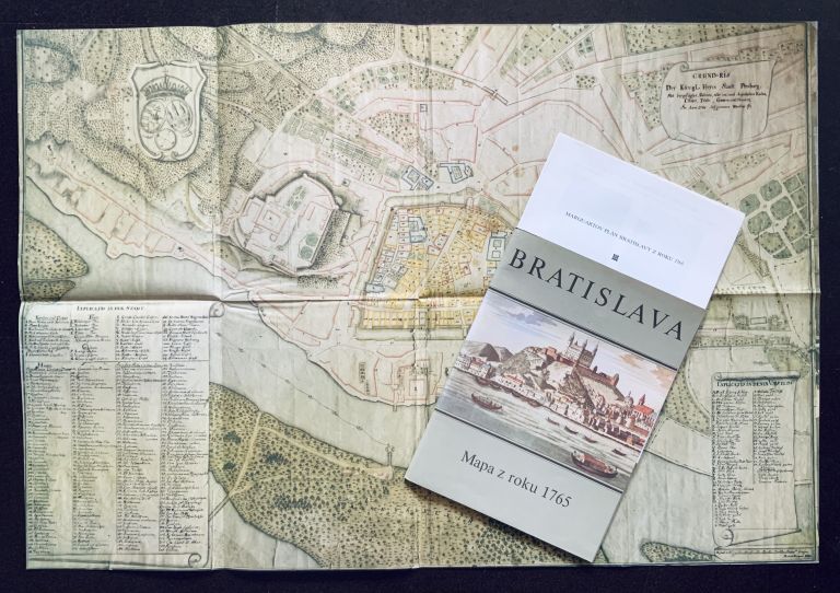 Bratislava - MAPA : Maquartov plán Bratislavy z roku 1765 (faksimile)  61A90466 3537 4302 890F F3AEC6198AFF