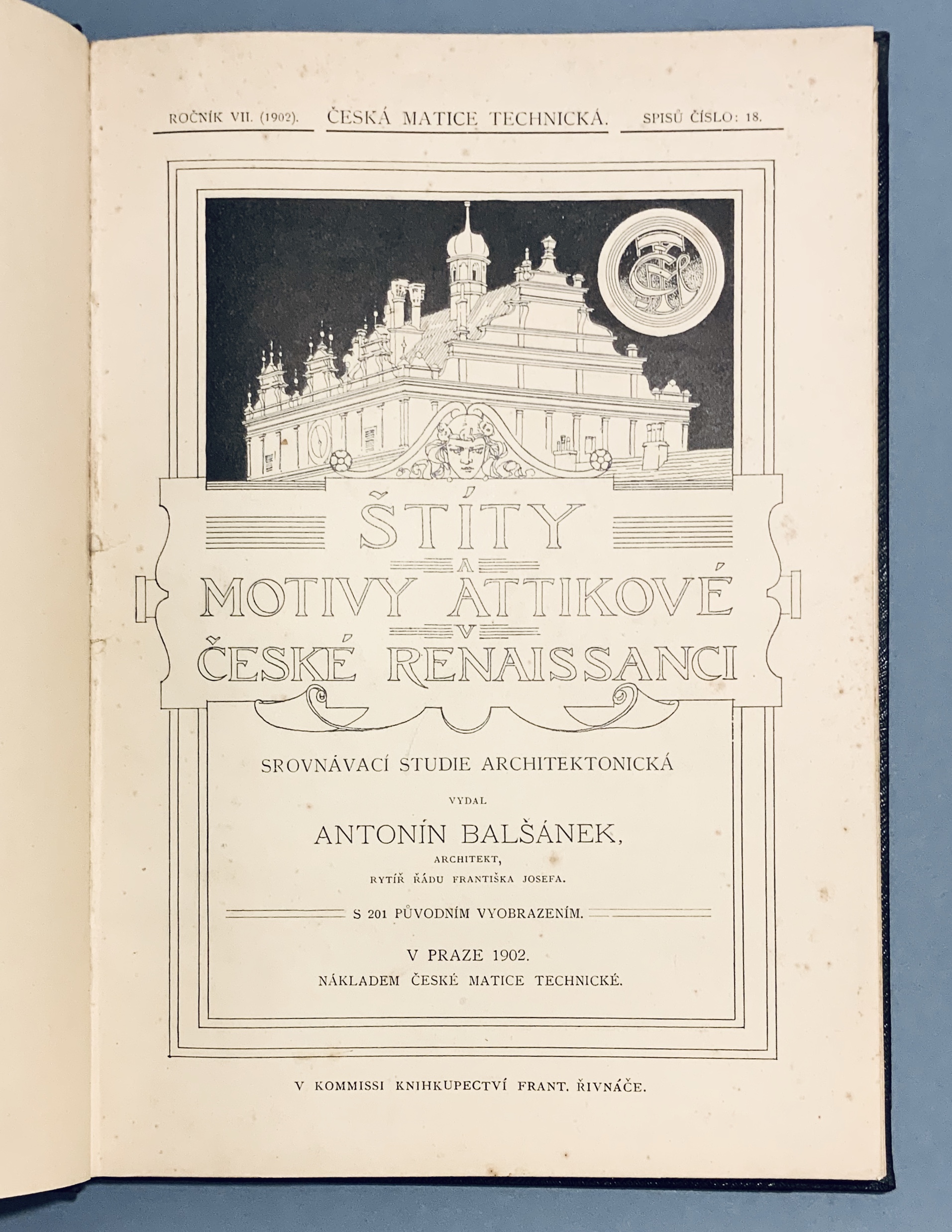 Štíty a motivy attikové v české renaissanci. Srovnávací studie architektonická