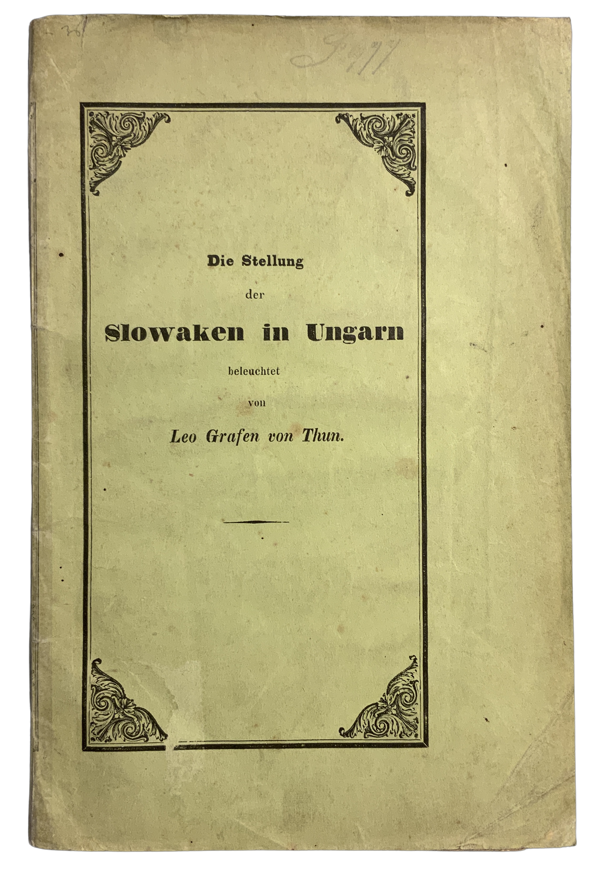 Die Stellung der Slowaken in Ungarn