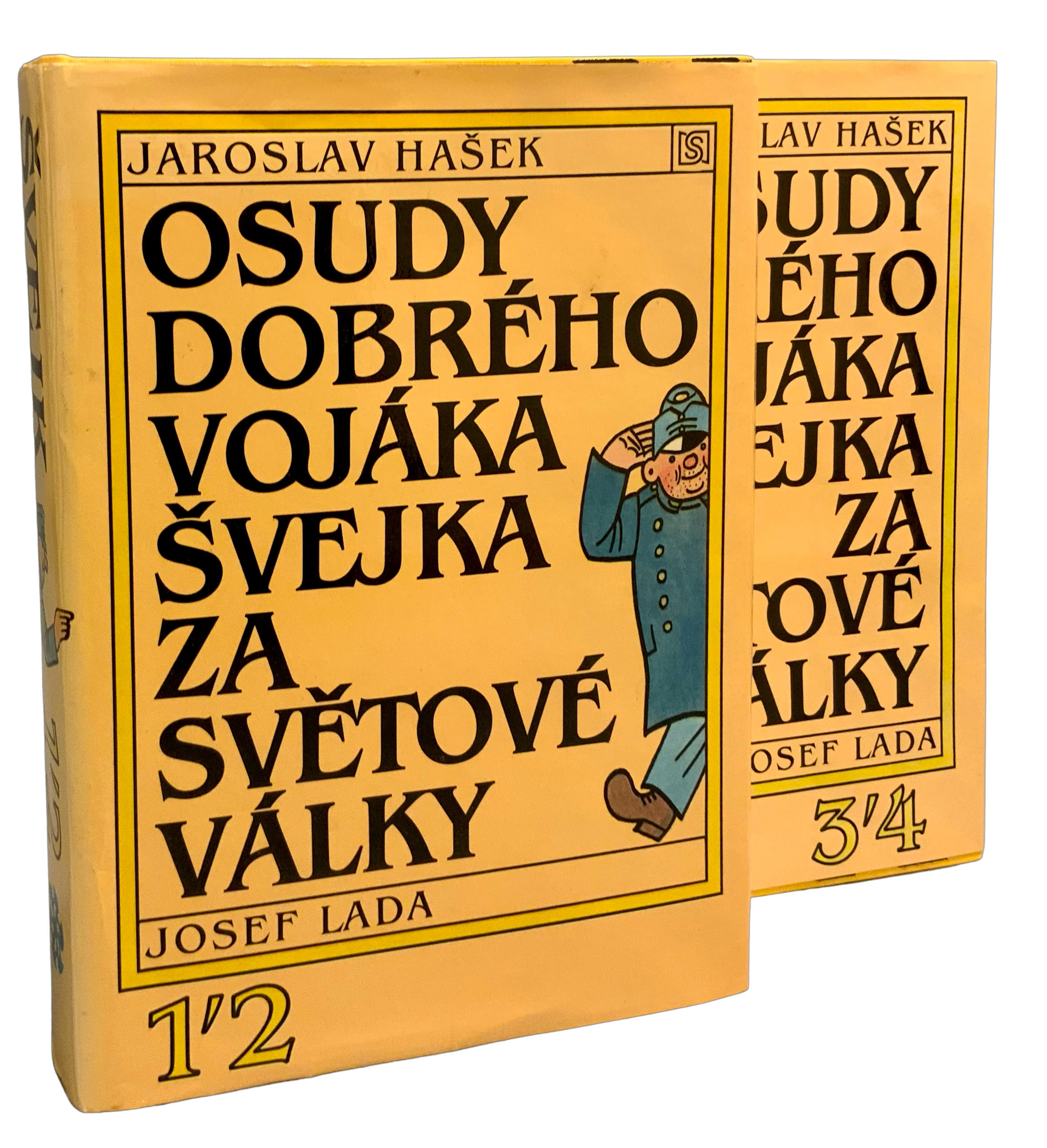 Osudy dobrého vojáka Švejka za světové války.- I.-II. zv. (komplet)