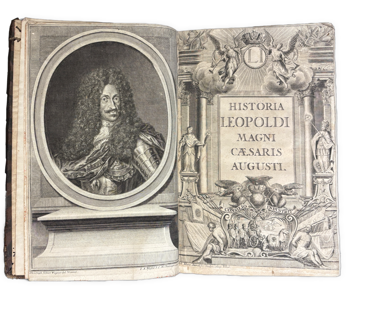 Cisár Leopold I. Habsburský - Historia Leopoldi Magni Caesaris Augusti. Pars I. IMG 0195