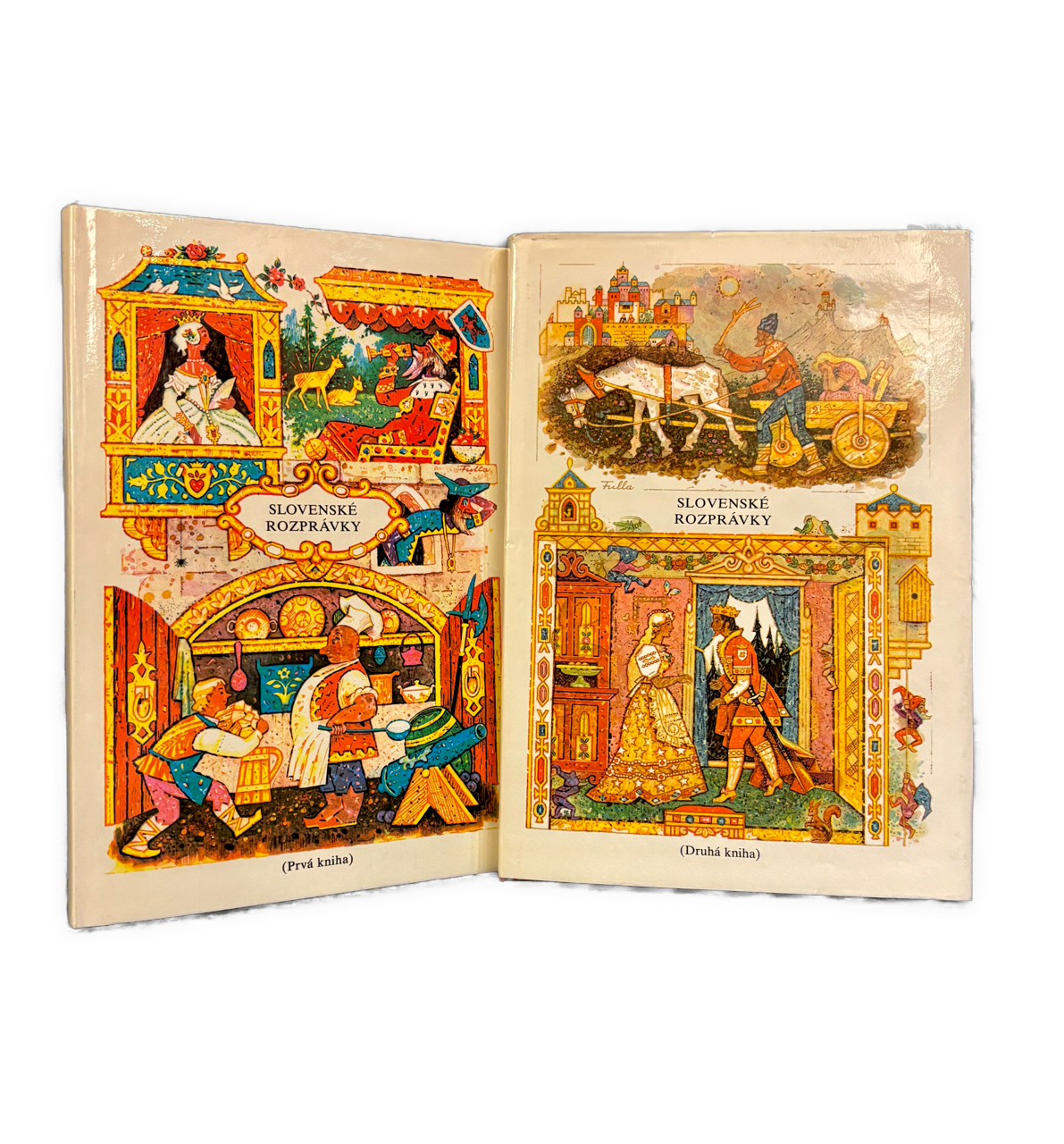 Slovenské rozprávky - Prvá a druhá kniha (komplet) - ILU Ľ. FULLA IMG 0444