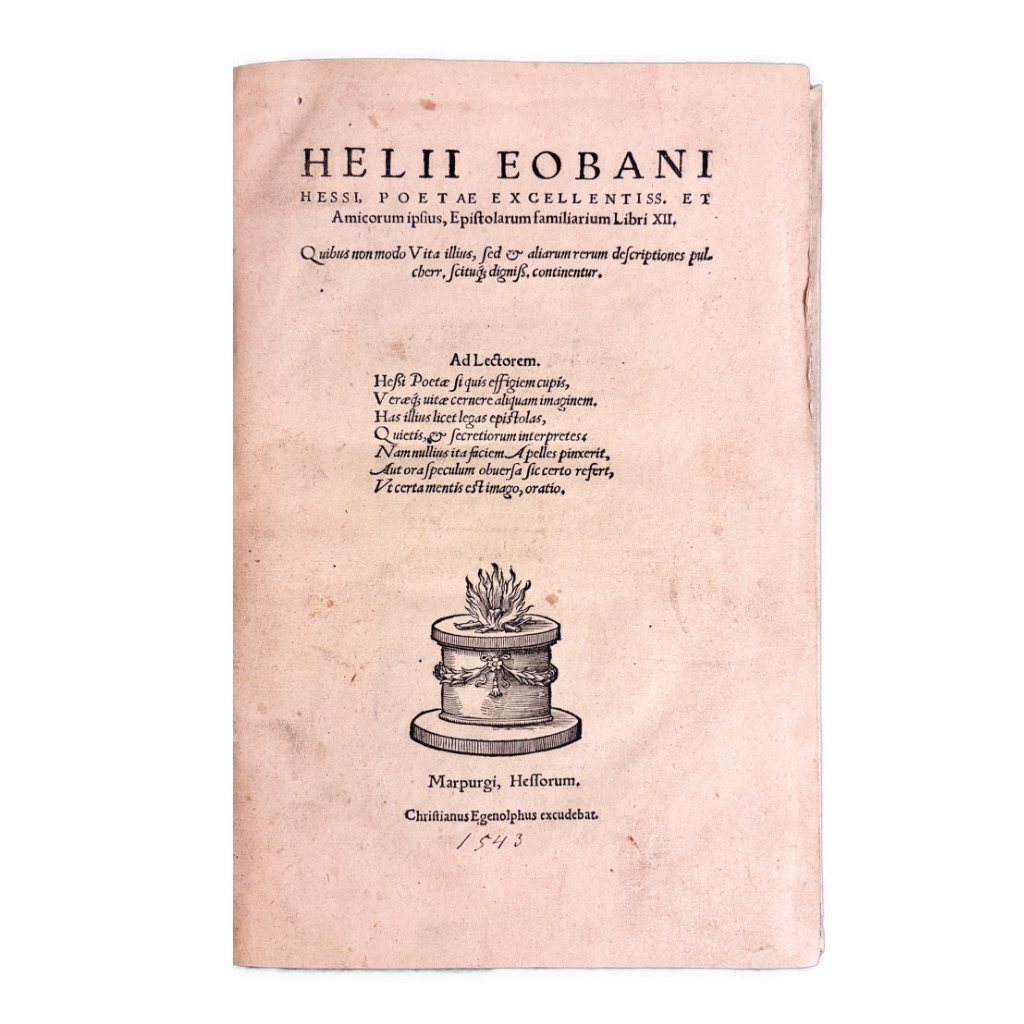 HUMANISTICKÉ EPIŠTOLY - Epistolarum familiarium Libri XII IMG 0681