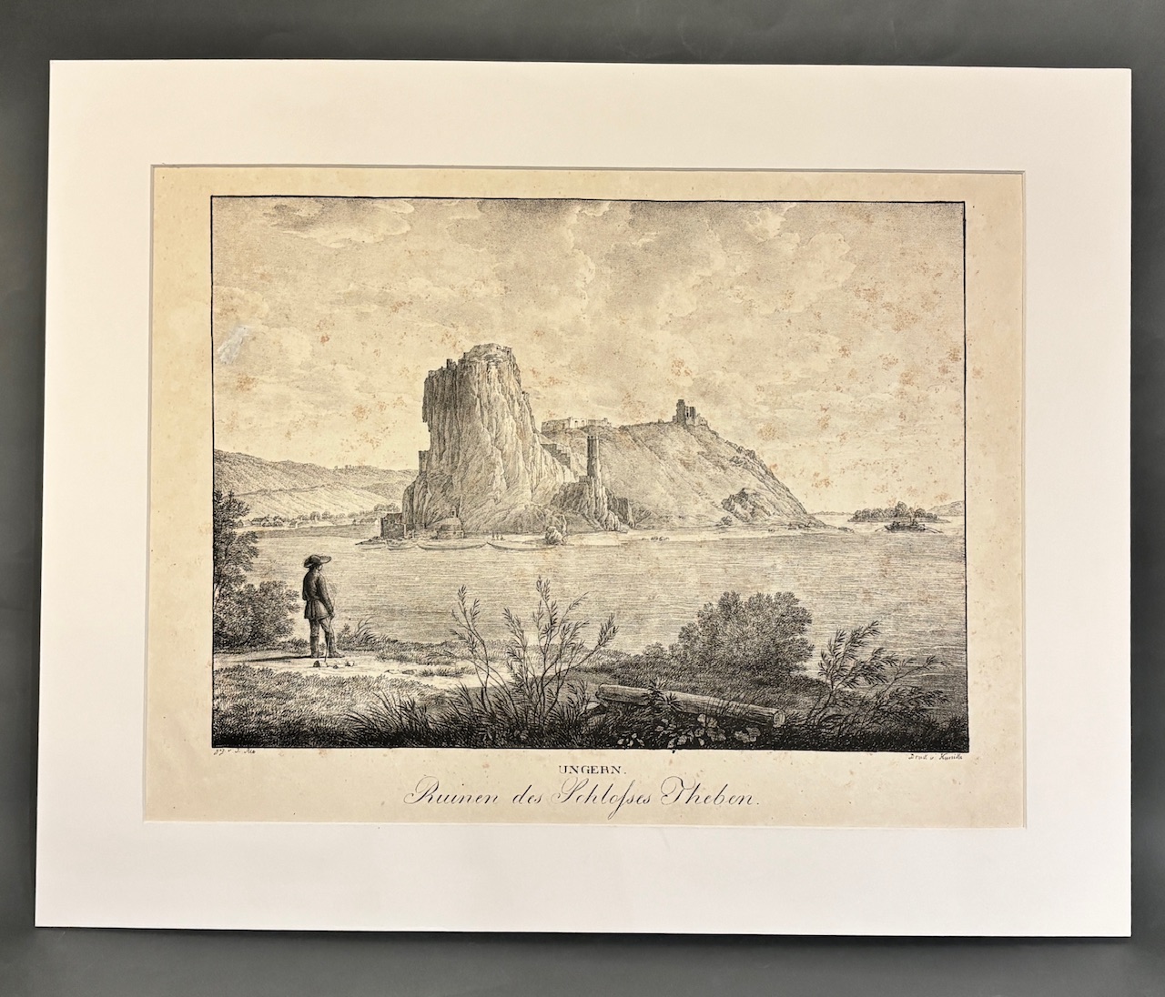 BRATISLAVA - DEVÍN - Ruinen des Schlosses Theben