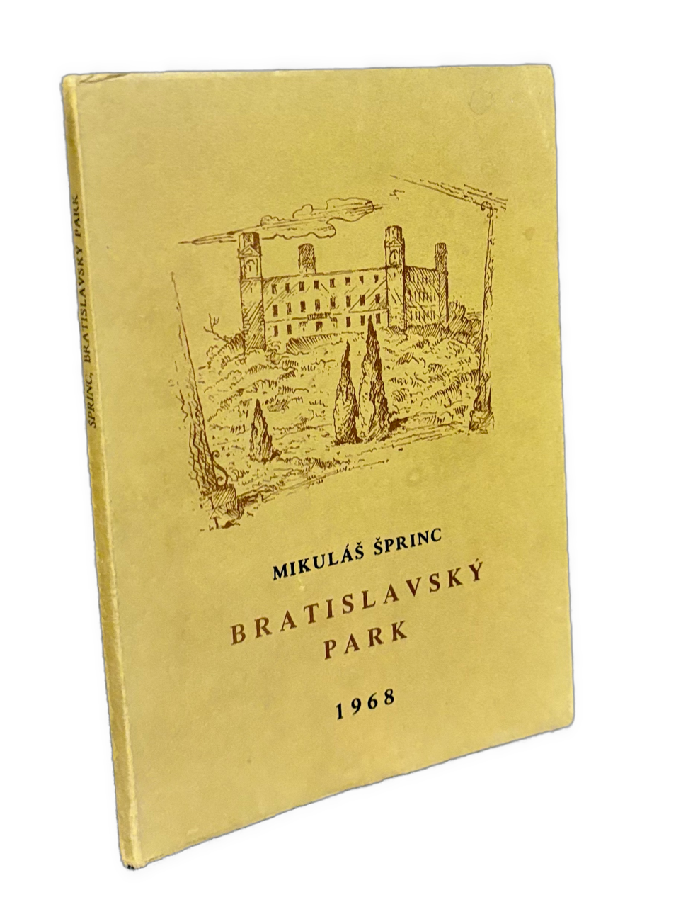 Bratislavský park. Básne.-  PODPIS AUTORA