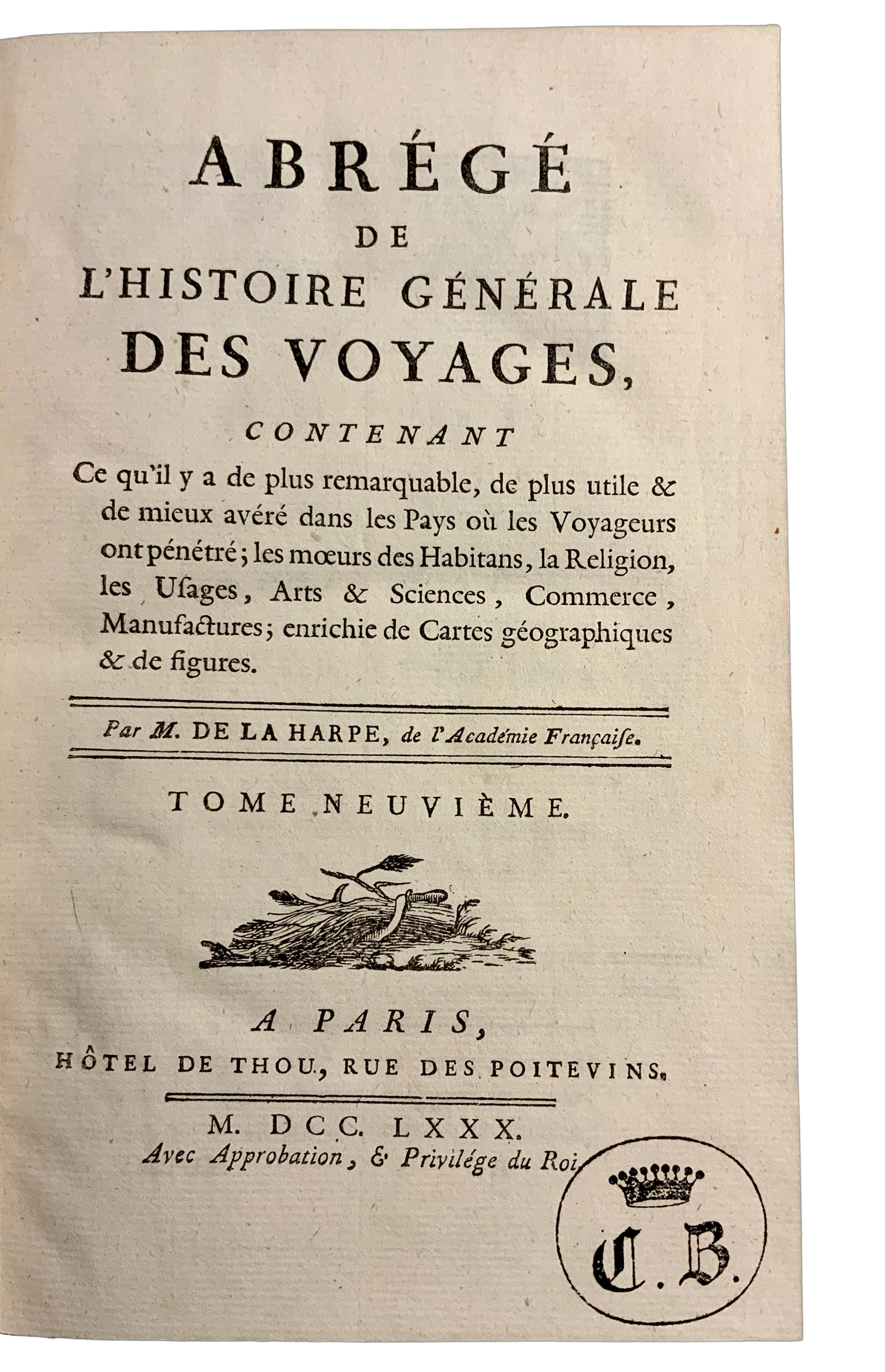 Cesta na Sibír a do Japonska - Abrége de l´histoire générale des voyages,  (Zväzok 9)