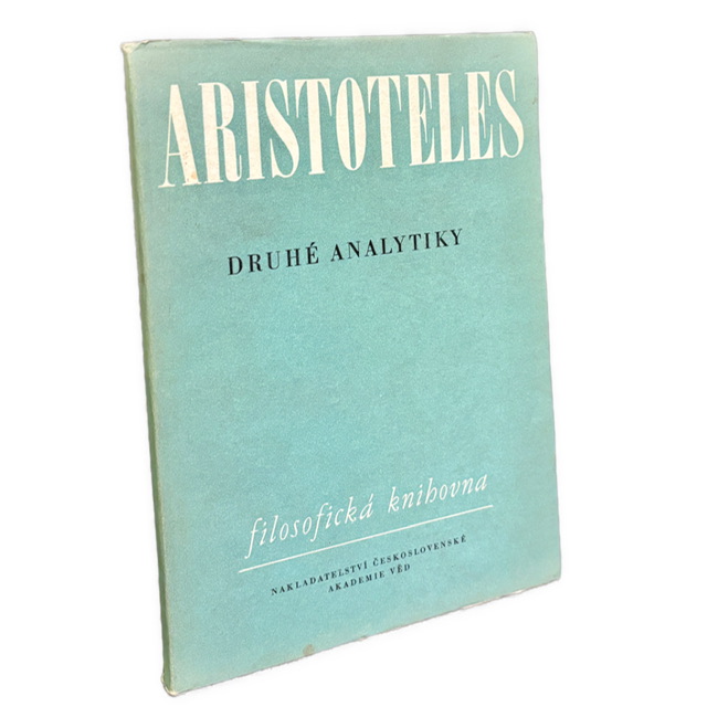 KLASICKÁ FILOZOFIA - Druhé analytiky (Organon IV) IMG 3058