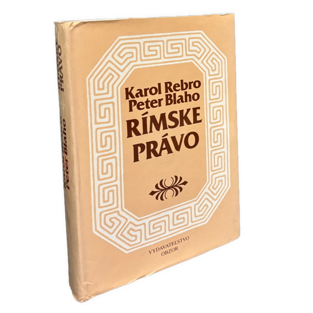 PRÁVO - Rímske právo (1. vydanie) IMG 3796