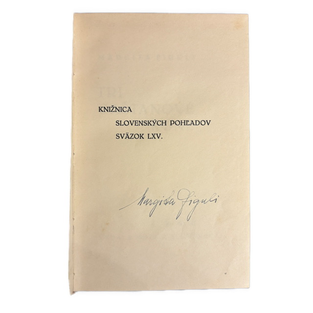 Tri gaštanové kone - 1. VYDANIE, PODPIS AUTORKY IMG 3945