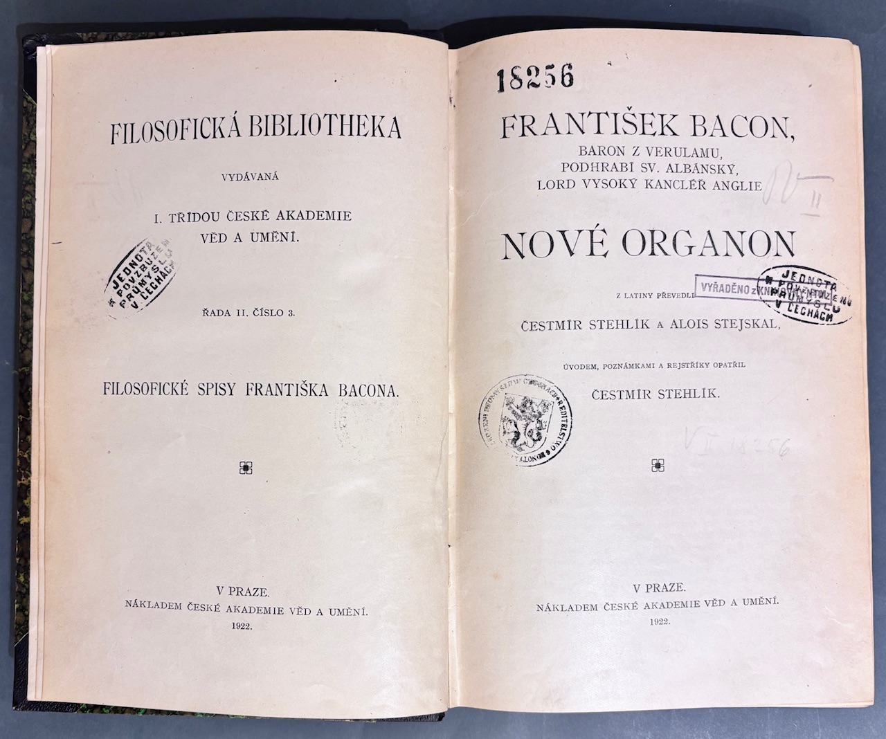 Nové organon (Novum Organum) - 1. ČESKÉ VYDANIE