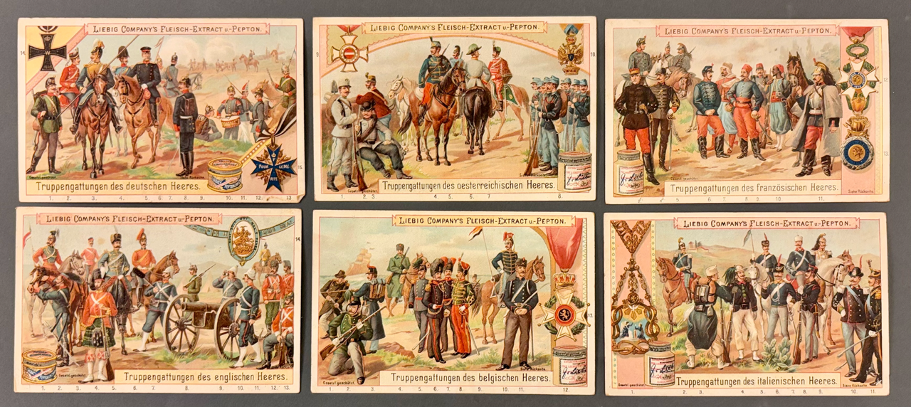 Werbekarten - Reklamné kartičky -  Liebig Company´s Fleisch Extract