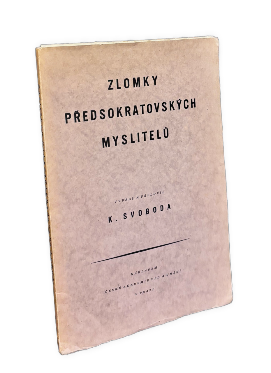 Zlomky předsokratovských myslitelů