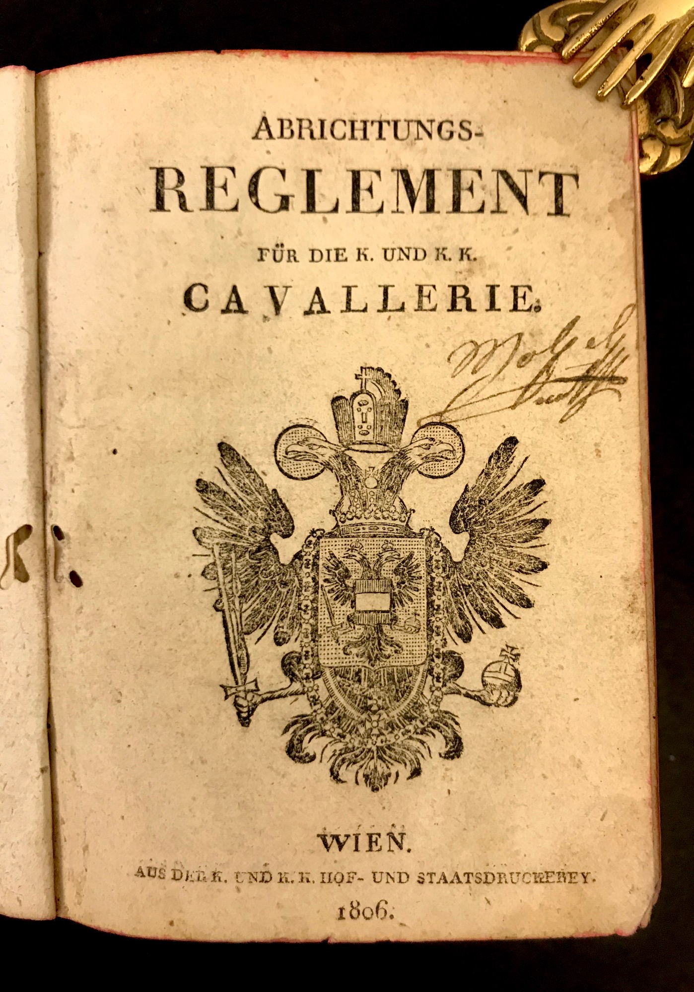 Abrichtungs -Reglement für die K. und K. K. Cavallerie. Exercier-Reglement für die k.u.k. Cavallerie. ( Bd. in 1)