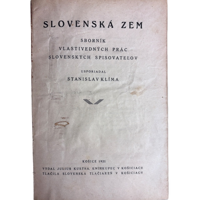 Slovenská zem I.-II.  / Knižnica pre gazdovsko-potravné a úverné spolky IMG 6843