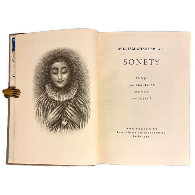 Sonety. Anglicko - české vydanie.- ILU Jan Zrzavý