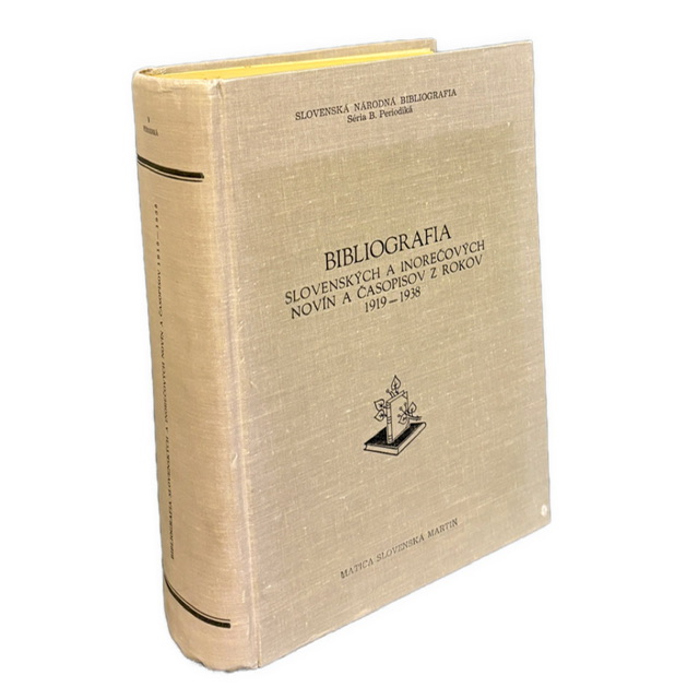 Bibliografia slovenských a inorečových novín a časopisov z rokov 1919–1938 IMG 7224