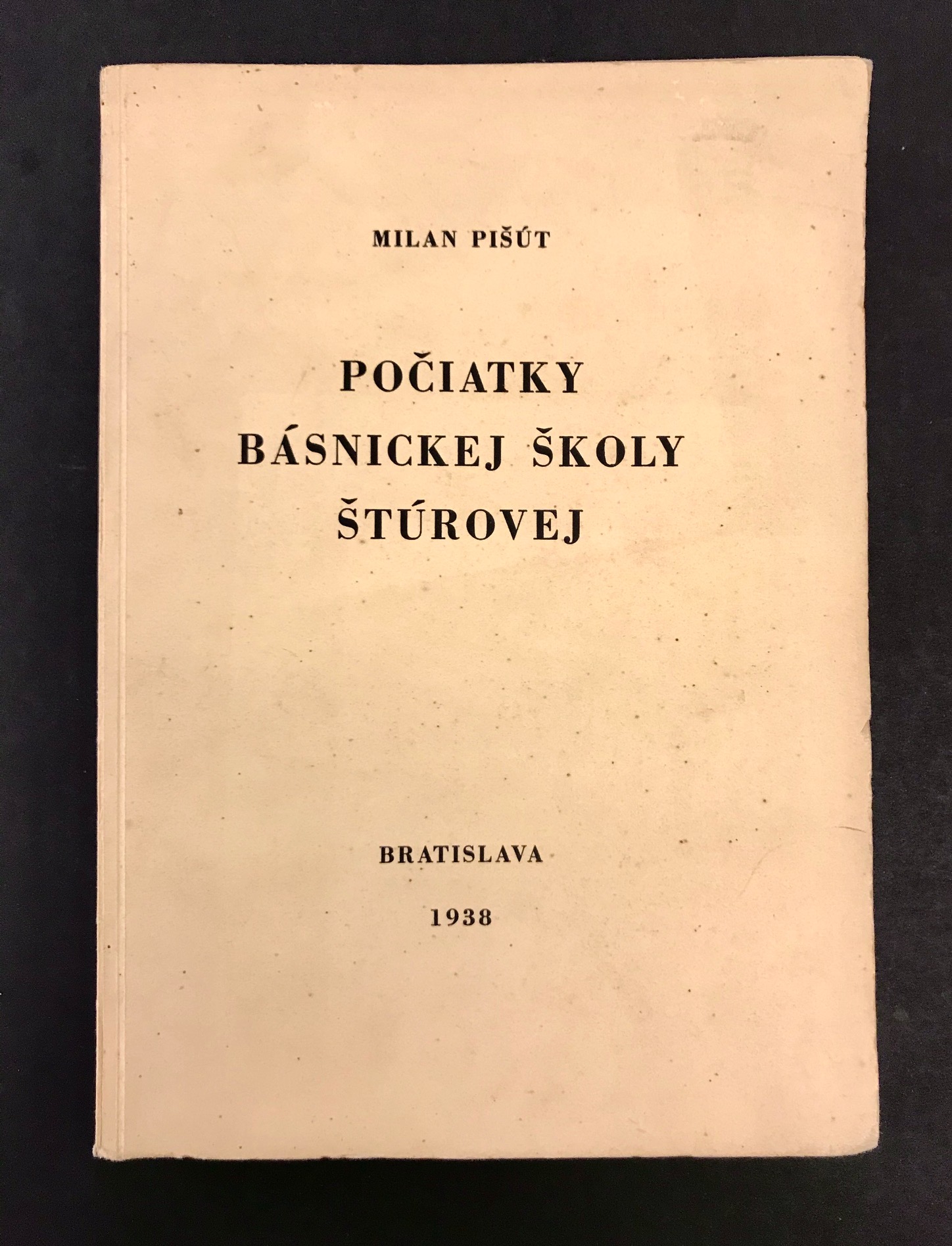 Počiatky básnickej školy Štúrovej