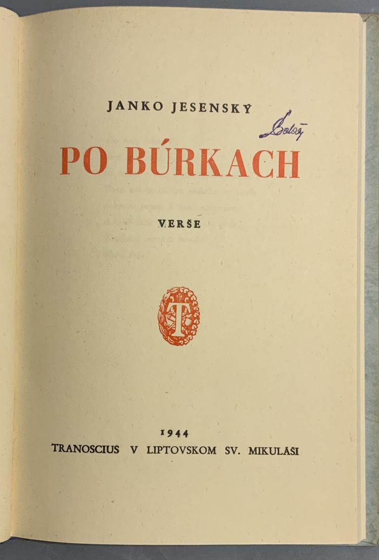 Po búrkach. Verše 1160AE0A 3E46 46BD B26A 4B4914AB3DFC