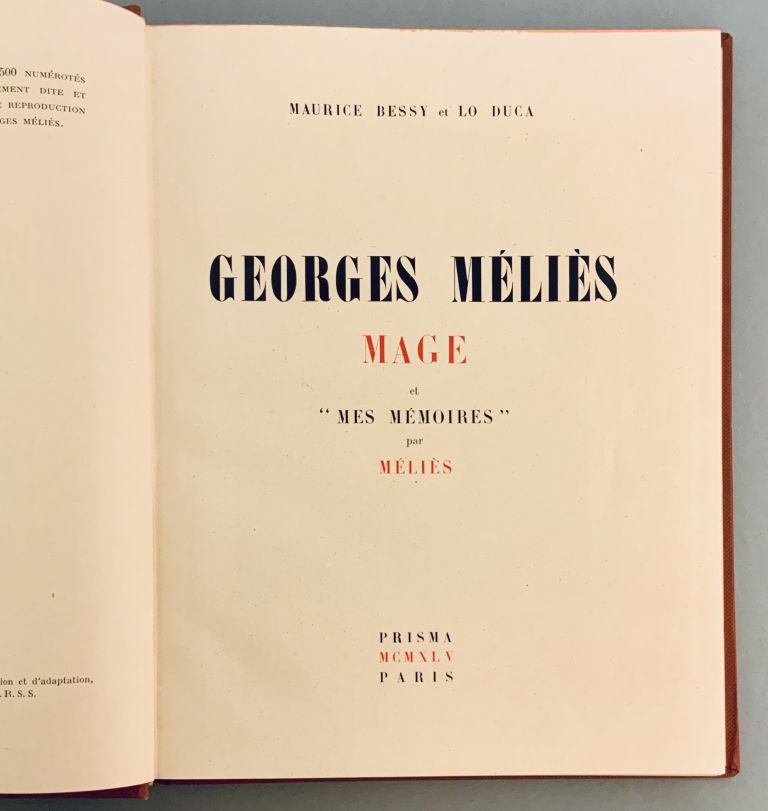 Georges Méliés Mage et "Mes Mémoire" 1C9B21DA 78C3 4E1B BED3 3A54CE4510FF