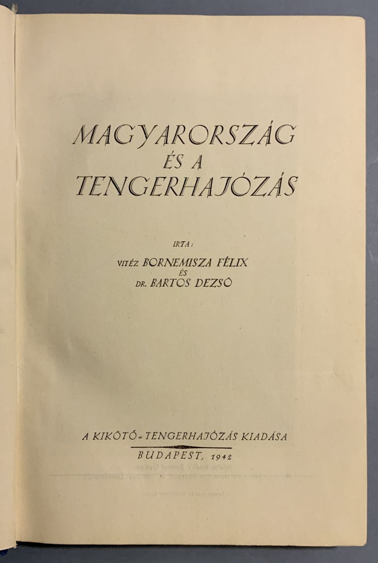 Magyarország és a tengerhajózás 805C2D56 0EC7 4A1A B6C0 F9A41F4D3CDF