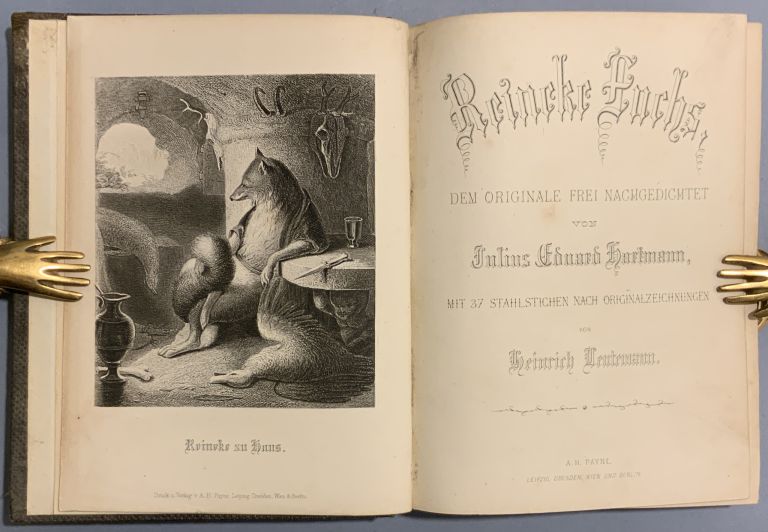 Reineke Fuchs. Zv. I.-  Dem Originale frei nachgedichtet von Julius Eduard Hartmann.  DA2BBE15 0422 42B5 970A B1211964B6E9