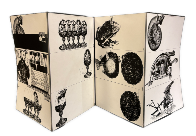 CYKLUS 77 - Igor Ďurišin - surrealisticko-konceptuálny grafický album - PODPIS v liste IMG 0048