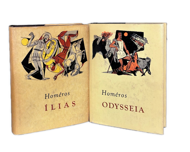 Ílias. Odysseia. 2 zväzky (komplet) - VINCENT HLOŽNÍK - PODPIS PREKLADATEĽA IMG 0417