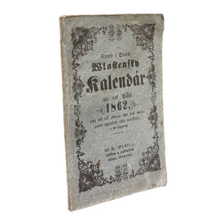 VLASTENECKÝ KALENDÁR - Nový i Starý Wlastenský Kalendář na rok Páně 1862 IMG 1399