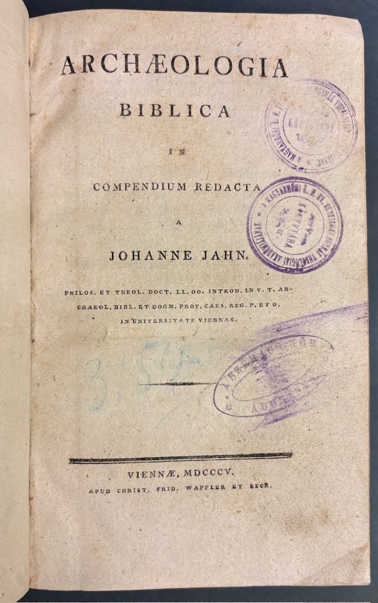 Archaeologia Biblica - 1. VYDANIE IMG 252