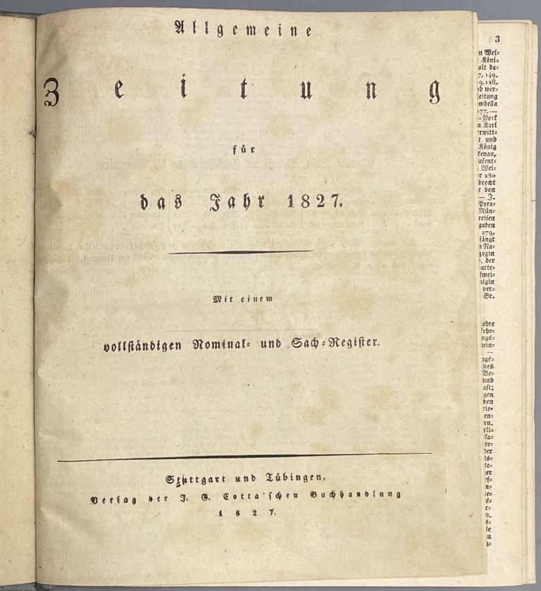 Allgemeine Zeitung für das Jahr 1827 IMG 3034