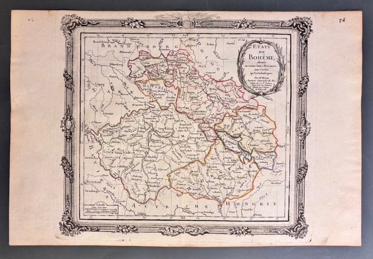 MAPA ČIECH A MORAVY  -États de Bohème IMG 4466