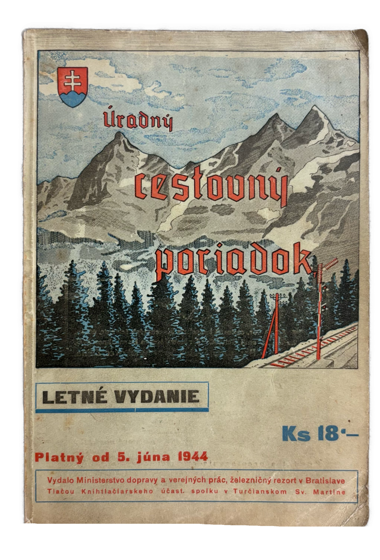 Úradný cestovný poriadok 1944  (Kniha spojov) pre železničnú, leteckú a autobusovú dopravu v Slovenskej republike IMG 4540