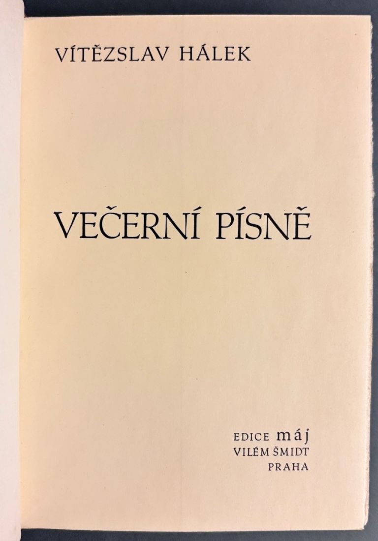 Večerní písně - Čislovaný exemplár IMG 4568
