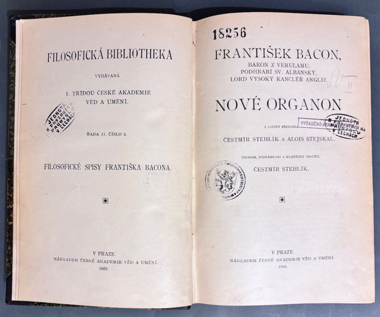 Nové organon (Novum Organum) - 1. ČESKÉ VYDANIE IMG 4943