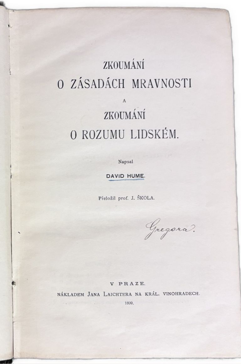 Zkoumaní o zásadách mravnosti, Zkoumaní o rozumu lidském IMG 6060