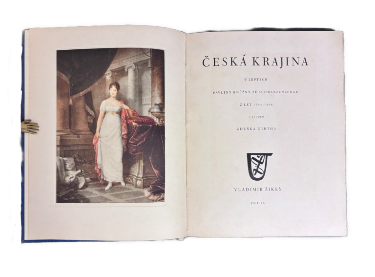 Česká krajina v leptech Pavlíny kněžny ze Schwarzenbergu z let 1804 - 1806  IMG 6710