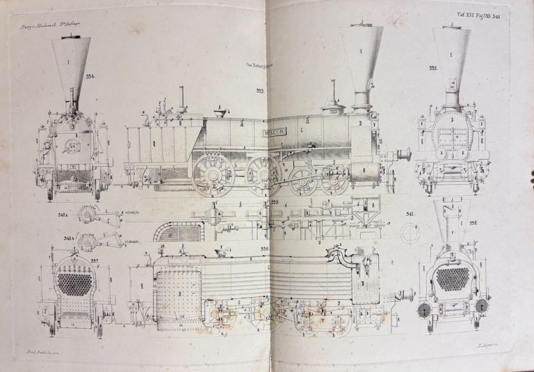 Kupfertafeln zum Compendium der populären Mechanik und Maschinenlehre, Tafeln I.-XXIII. IMG 7370