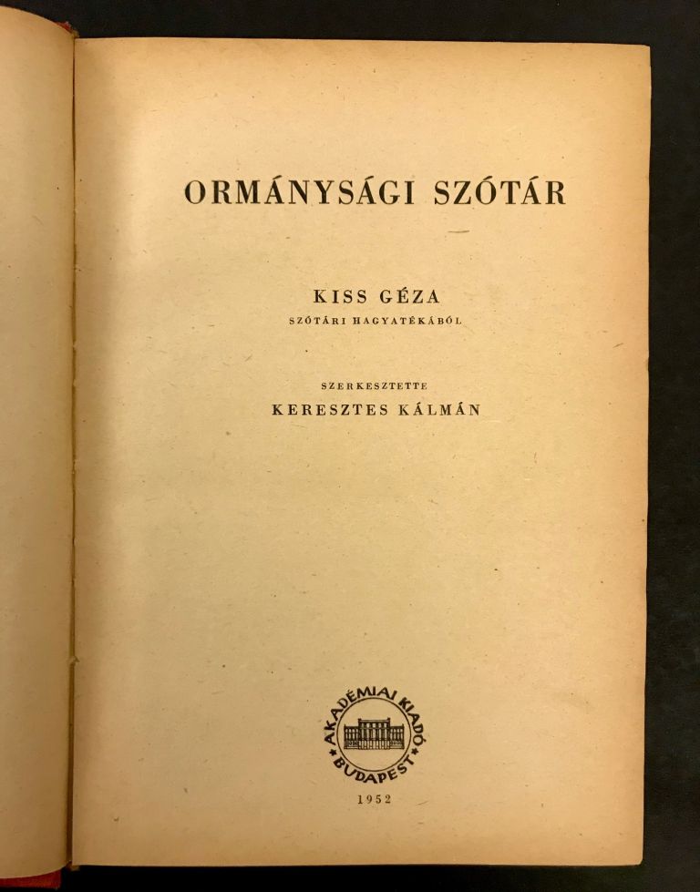 Ormánysági szotár IMG 8598