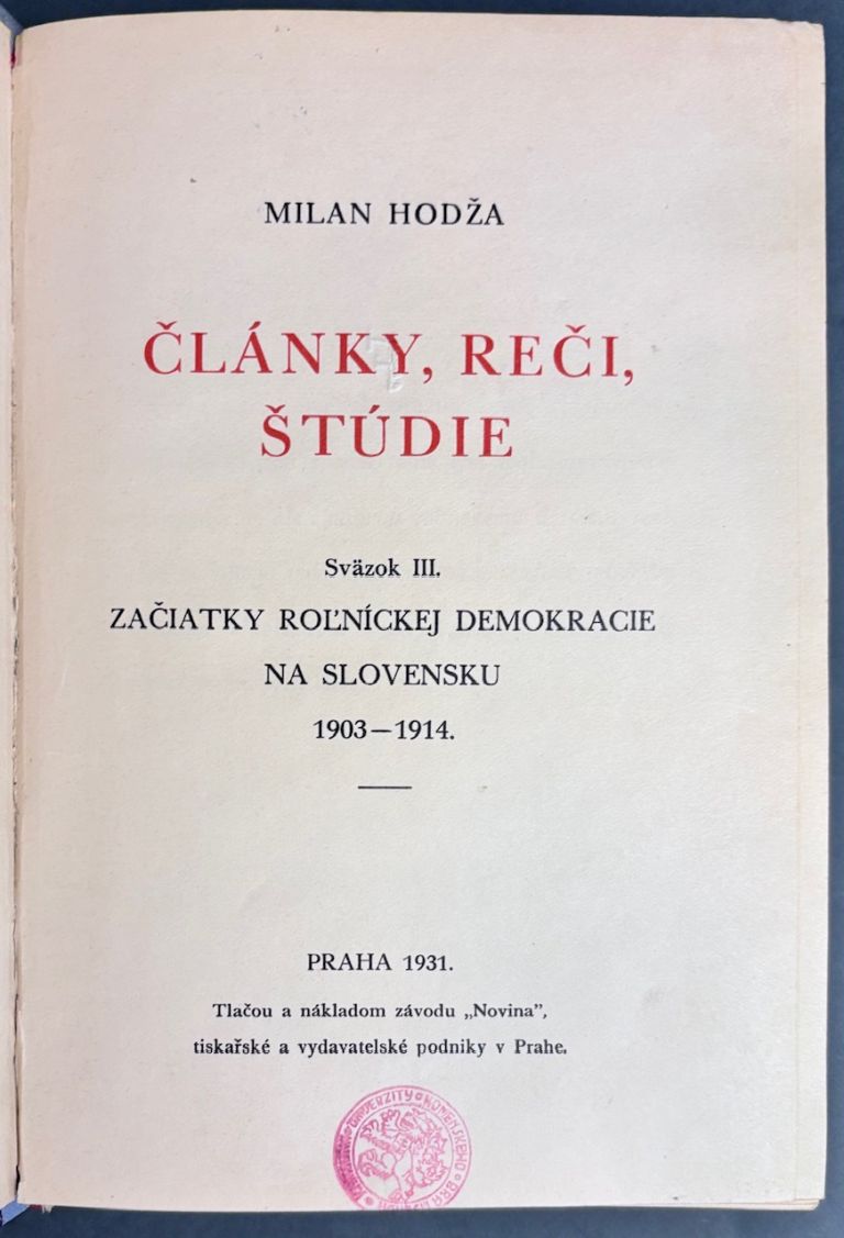 Začiatky roľníckej demokracie na Slovensku 1903-1914 IMG 9035