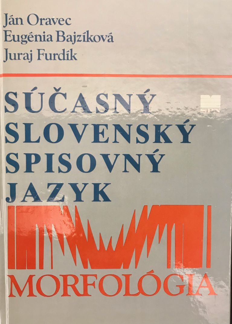 Súčastný slovenský spisovný jazyk - MORFOLÓGIA IMG 9394
