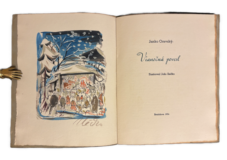 VIANOCE - Vianočná povesť  - bibliofilská tlač IMG 9924