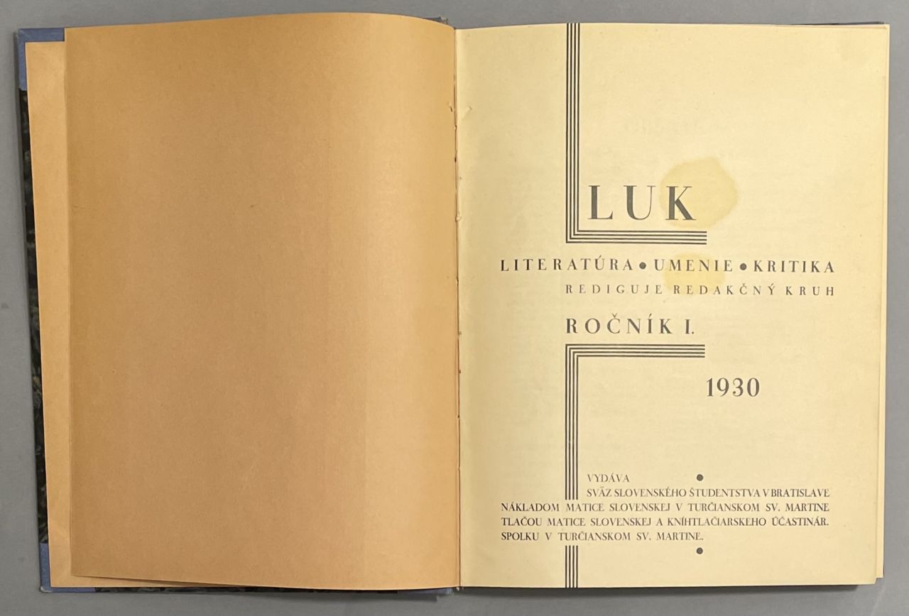 LUK - Literatúra. Umenie. Kritika -  roč. I-II. IMG 4613