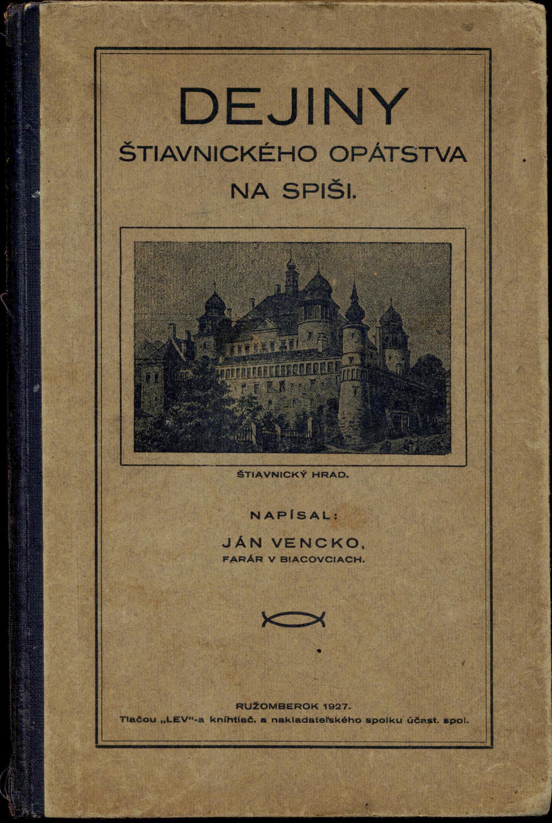 Dejiny Štiavnického opátstva na Spiši